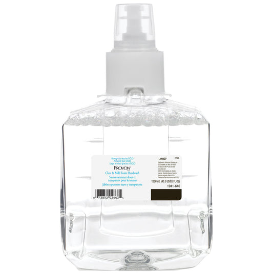 Handwash, Foam, Clear & Mild, 1200mL Refill