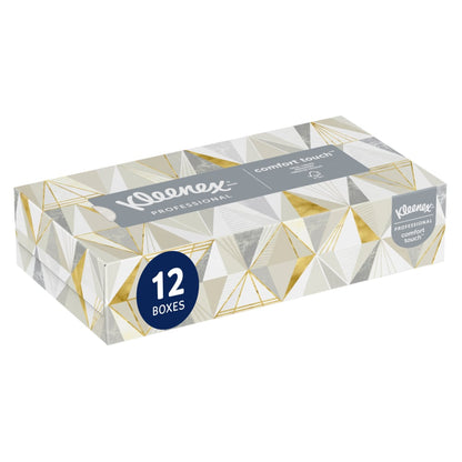 Kimberly Clark Facial Tissue, White, 125/pk, 12 pk/cs