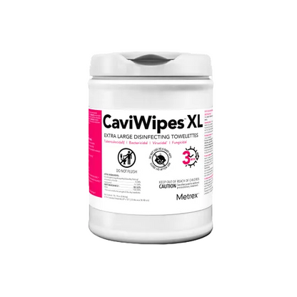 METREX CAVIWIPES™ DISINFECTING TOWELETTES, X-Large, 9"x12" 65 wipes