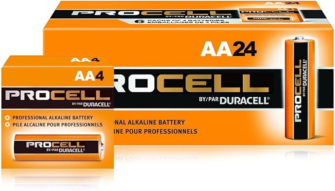 Duracell Procell AA Batteries 24 Pack  (packaging may vary)