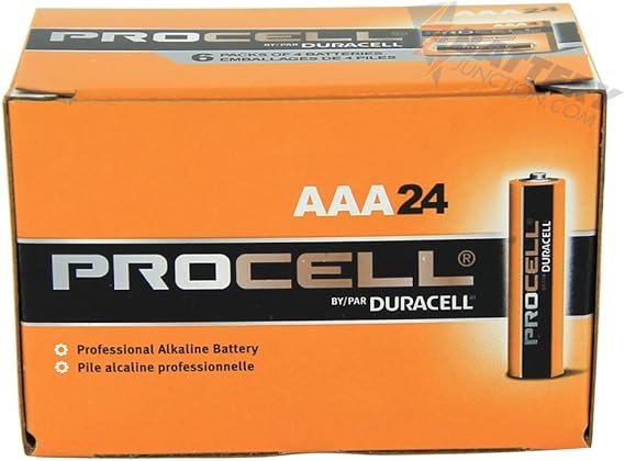 Duracell Procell AAA Batteries 24 Pack  (packaging may vary)